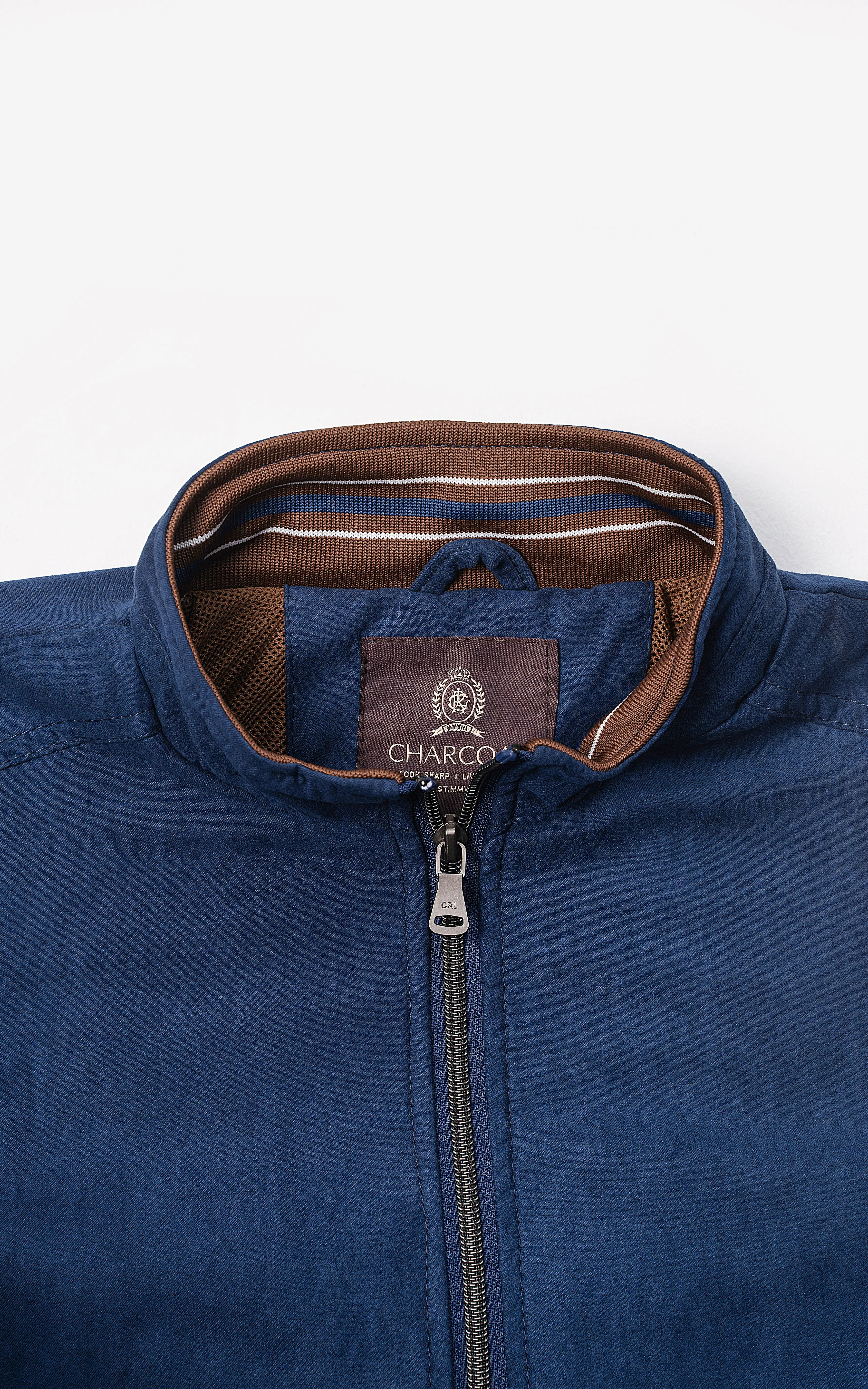 Self-Sliding Jacket Full Sleeve Navy