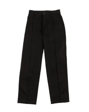 James Coward Straightforward Stitch Black Twill Soft Foot Opening Ankle Length Style