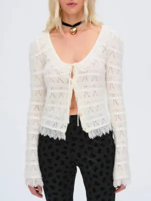 Cardigan Jayla en crème