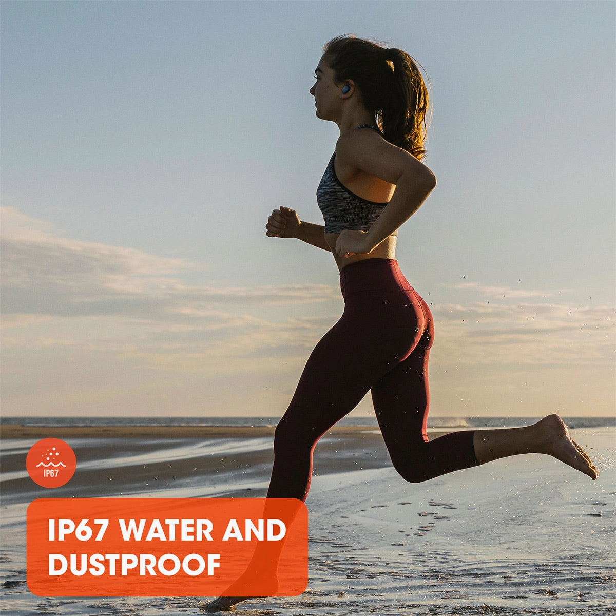 JBL Endurance Race True Wireless Waterproof Active Sport Earbuds (Black)