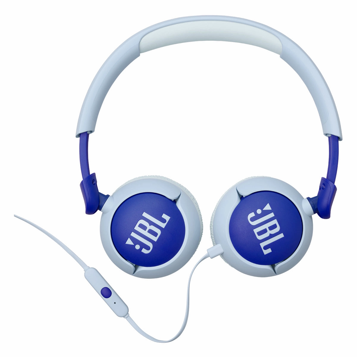 JBL jr320 Kid Safe On-Ear Wired Headphones (Blue)