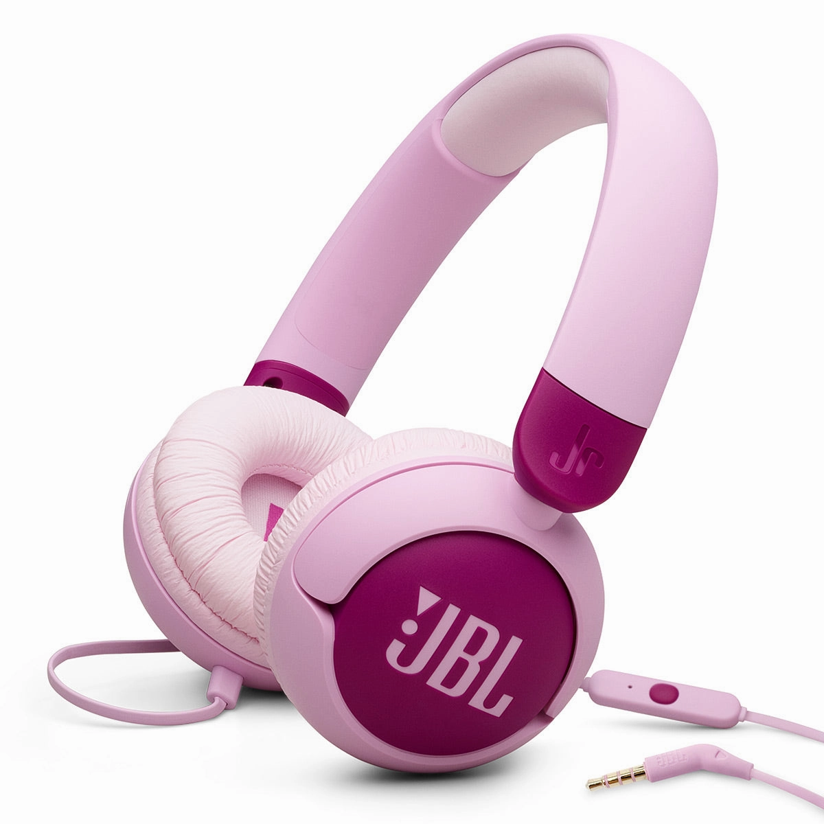 JBL jr320 Kid Safe On-Ear Wired Headphones (Purple) hi-fi unbalanced input,hi-fi signal purity,hi-fi acoustic panel