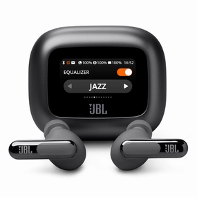 JBL Live Beam 3 Noise-Cancelling Earbuds with Smart Case (Black) hi-fi audio receiver with HDMI,hi-fi speaker terminal,hi-fi home hi-res audio