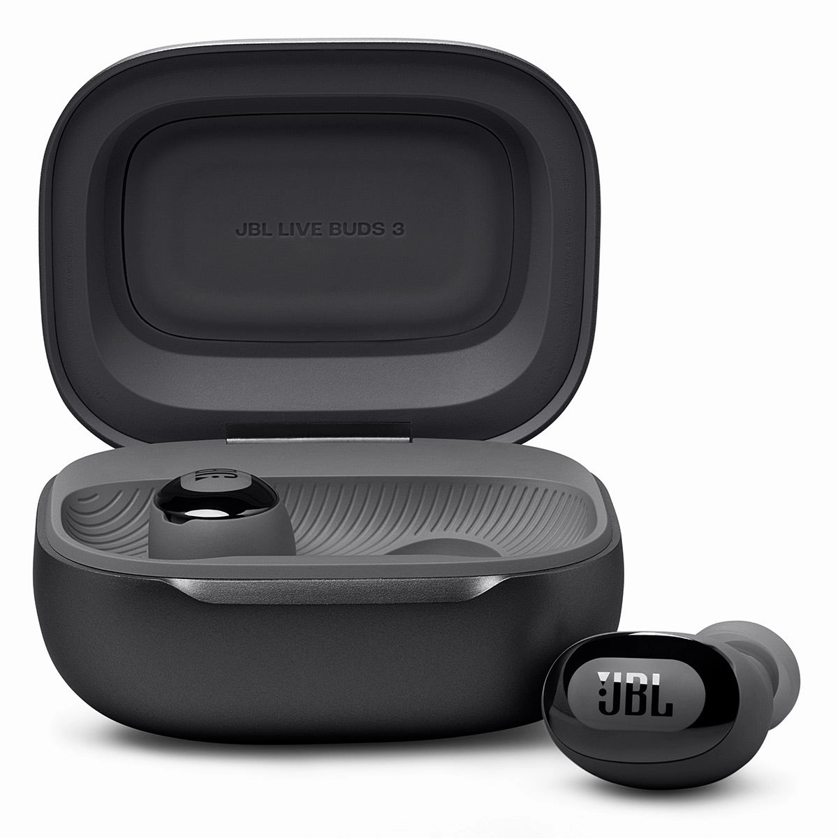 JBL Live Buds 3 Noise-Cancelling Earbuds with Smart Case (Black)