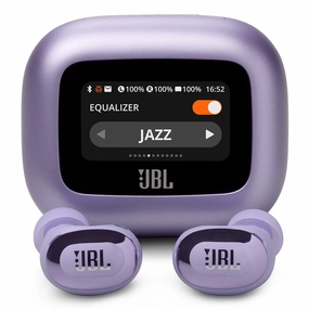 JBL Live Buds 3 Noise-Cancelling Earbuds with Smart Case (Purple) hi-fi audio receiver with HDMI,hi-fi speaker terminal,hi-fi home hi-res audio