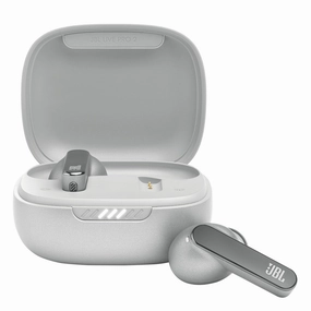 JBL Live Pro 2 True Wireless Noise Cancelling Earbuds (Silver) hi-fi audio receiver with HDMI,hi-fi speaker terminal,hi-fi home hi-res audio