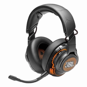 JBL Quantum ONE Over-Ear USB Gaming Headset (Black) hi-fi unbalanced input,hi-fi signal purity,hi-fi acoustic panel