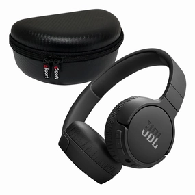JBL Tune 670NC Wireless On Ear Noise Cancelling Headphone with gSport Case (Black) hi-fi unbalanced input,hi-fi signal purity,hi-fi acoustic panel