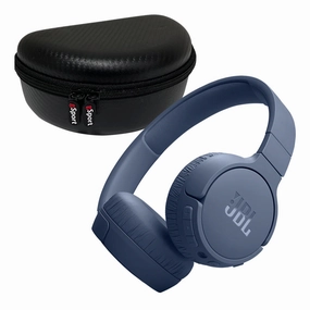 JBL Tune 670NC Wireless On Ear Noise Cancelling Headphone with gSport Case (Blue) hi-fi unbalanced input,hi-fi signal purity,hi-fi acoustic panel