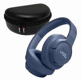 JBL Tune 770NC Wireless Over Ear Noise Cancelling Headphone with gSport Case (Blue) hi-fi unbalanced input,hi-fi signal purity,hi-fi acoustic panel