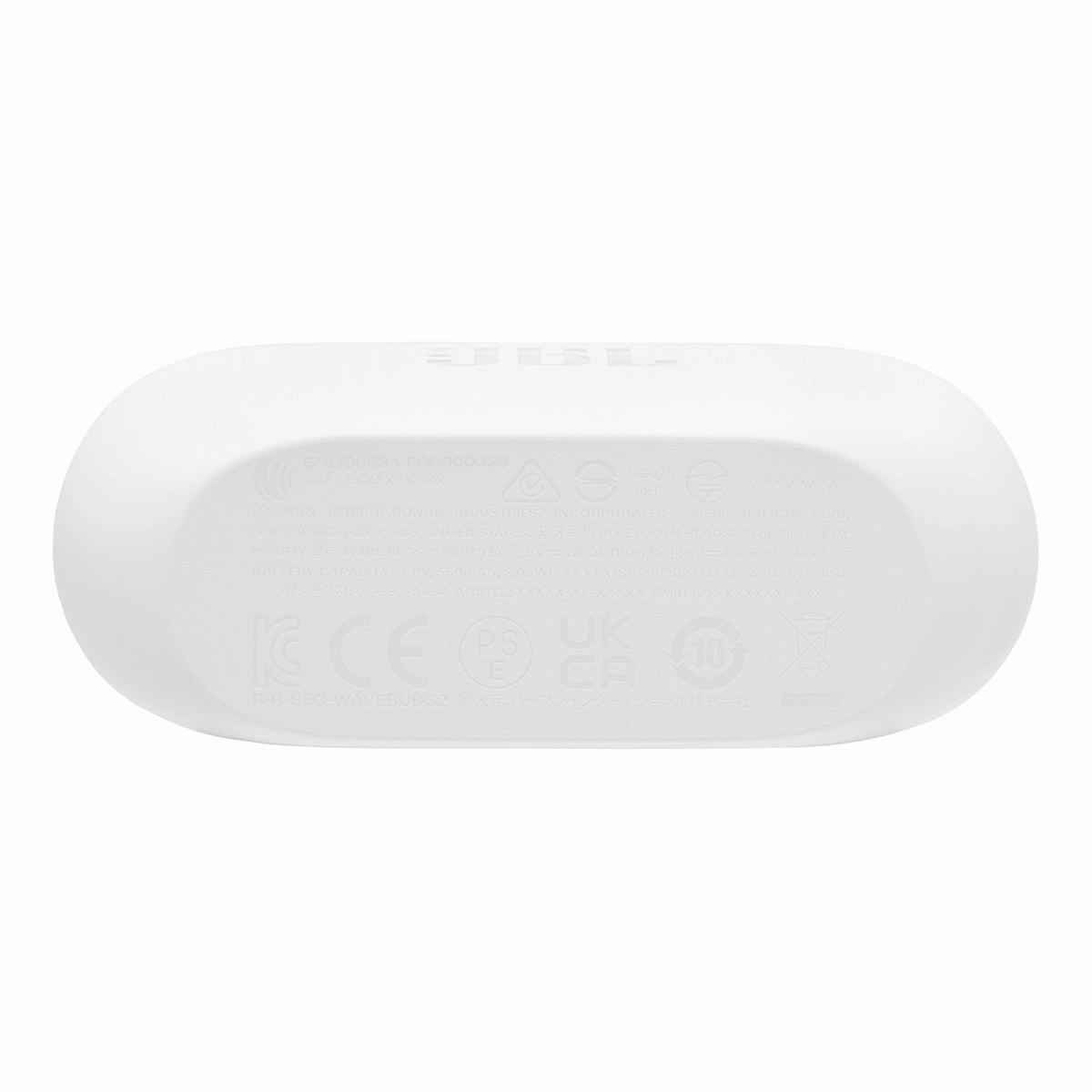 JBL Vibe Buds 2 True Wireless Noise Cancelling Headphones (White)