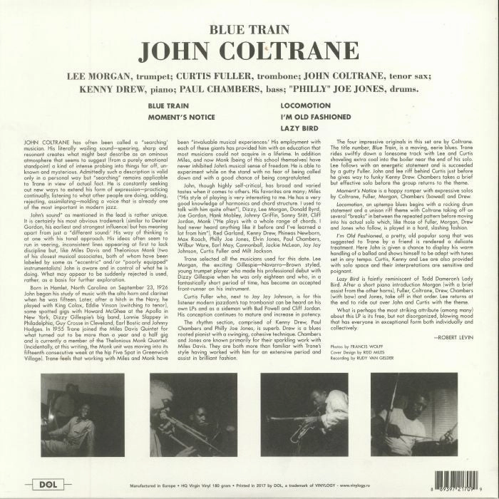 John Coltrane  Blue Train (Arrives in 7 Days)