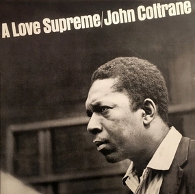 John Coltrane C A Love Supreme (Arrives in 7 Days) hi-fi equalizer with spectrum,hi-fi music system with turntable,hi-fi dual speaker setup