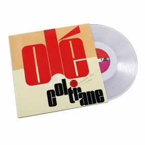 John Coltrane: Ole Coltrane (Atlantic 75, Clear Colored Vinyl, Mono) Vinyl LP hi-fi cooling fan,hi-fi digital clock display,hi-fi power meter