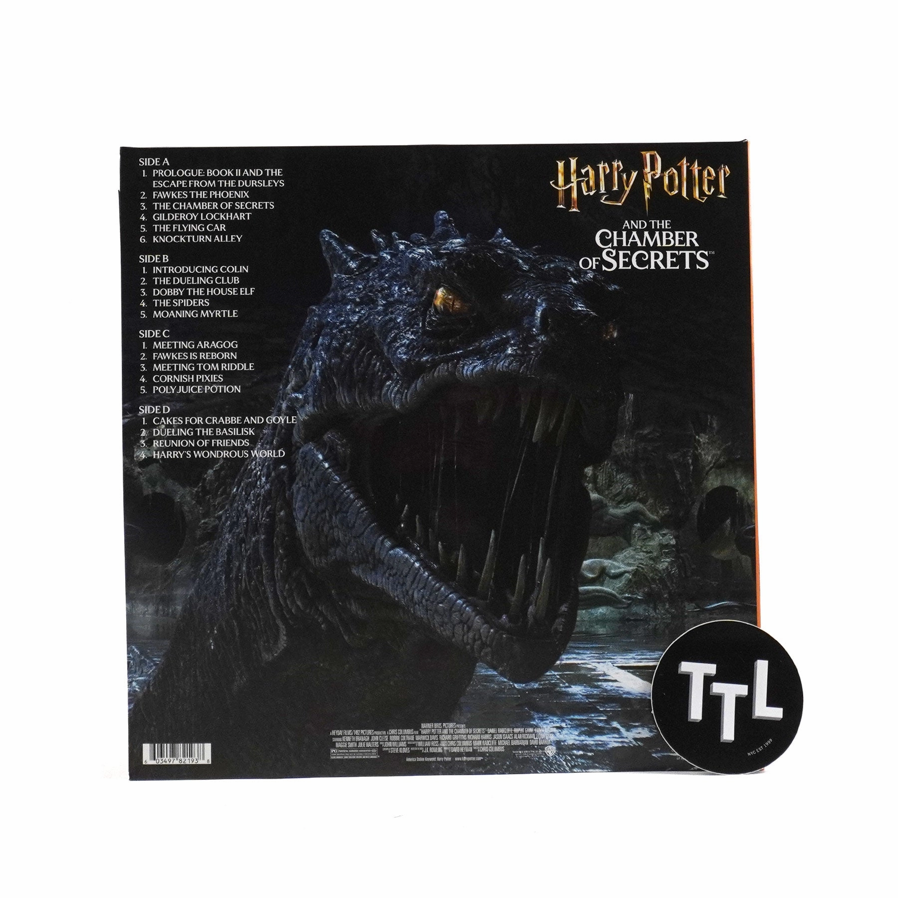 John Williams: Harry Potter And The Chamber Of Secrets Original Soundtrack Vinyl 2LP