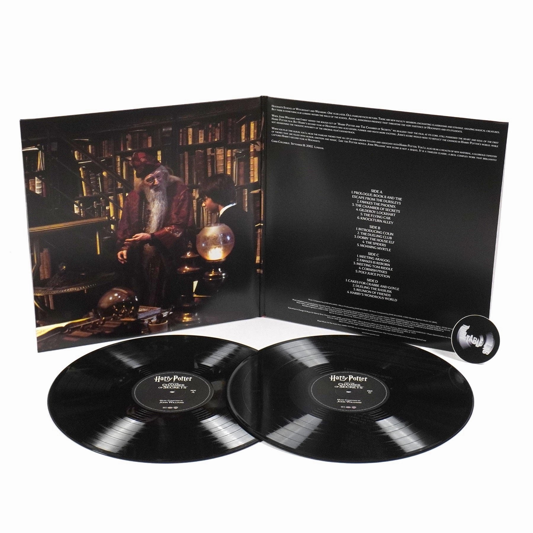 John Williams: Harry Potter And The Chamber Of Secrets Original Soundtrack Vinyl 2LP
