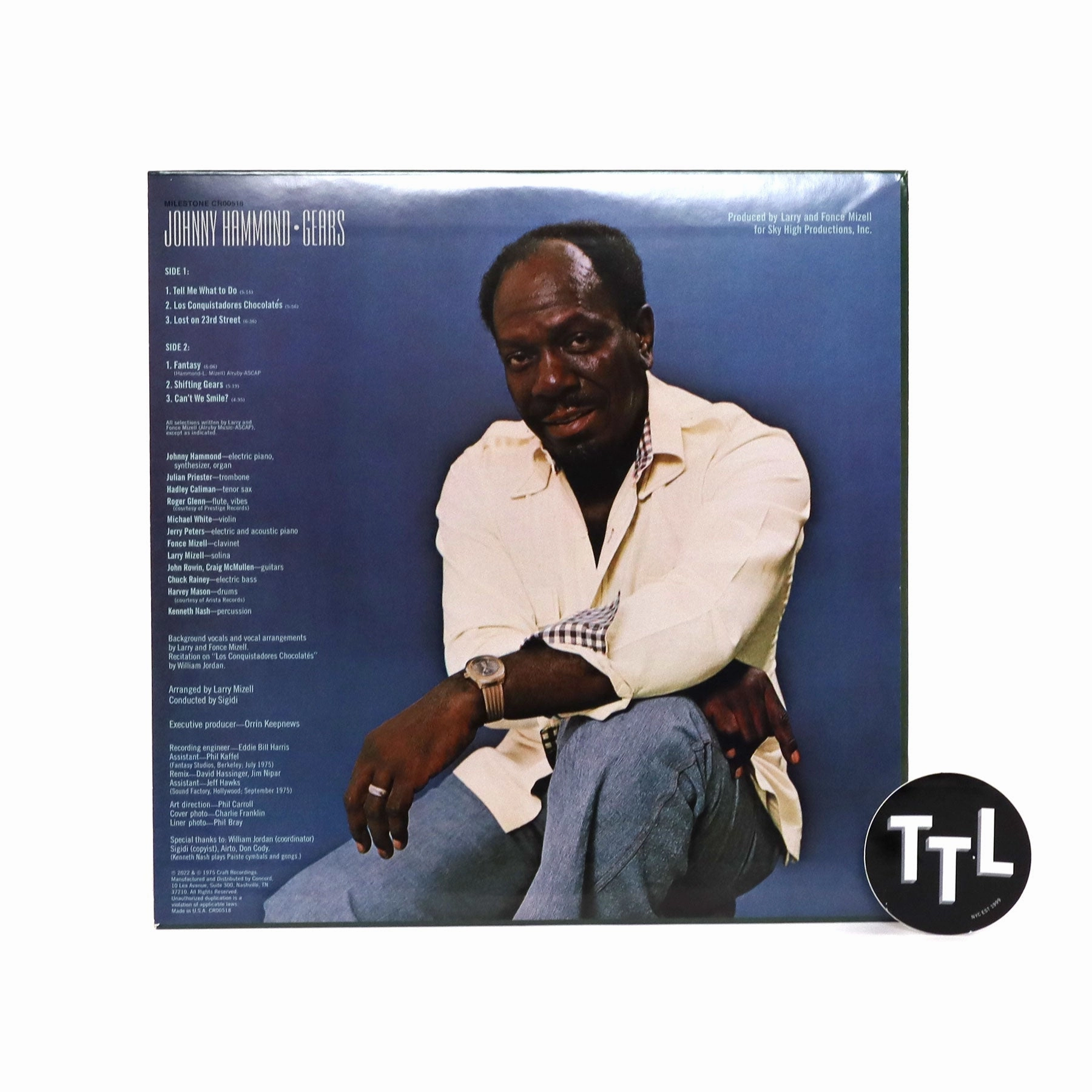 Johnny Hammond: Gears (180g, Jazz Dispensary Top Shelf) Vinyl LP