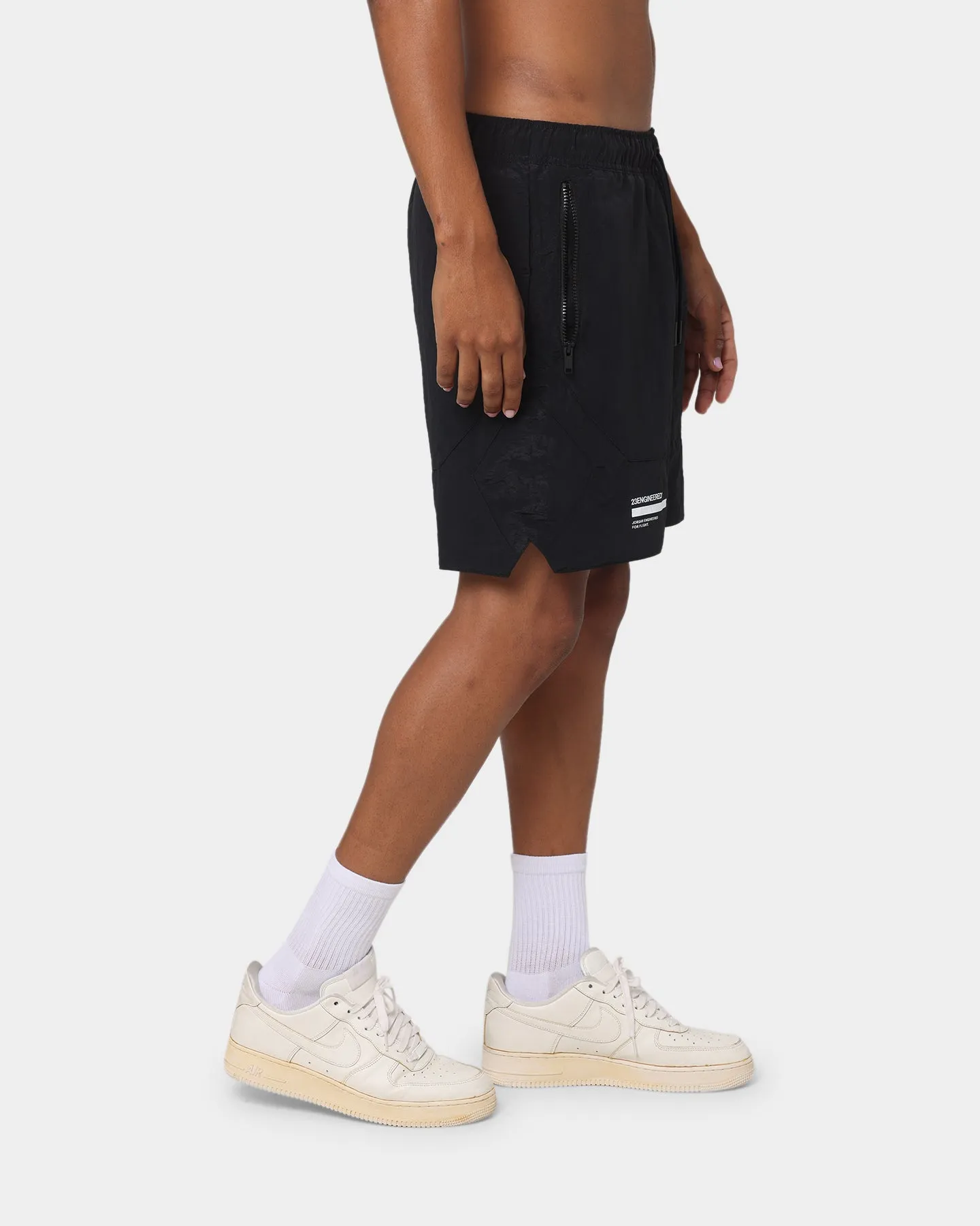Short Jordan 23 Conçu Noir/Blanc