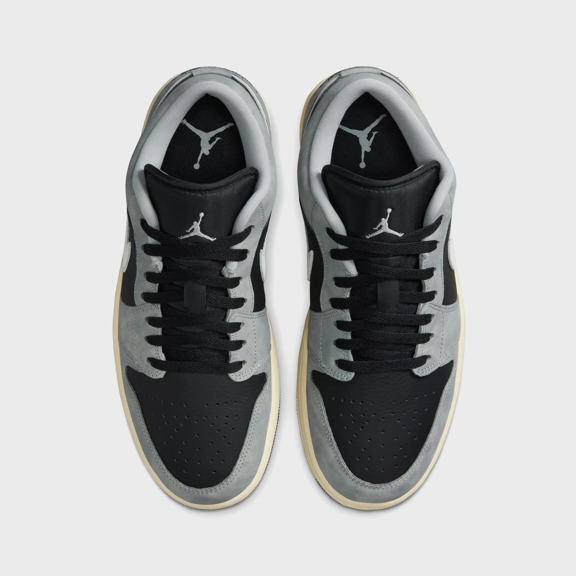 Tapered Shape Unbranded Jordan Air Jordan 1 Low Se - Light Smoke Grey / Black / Sail