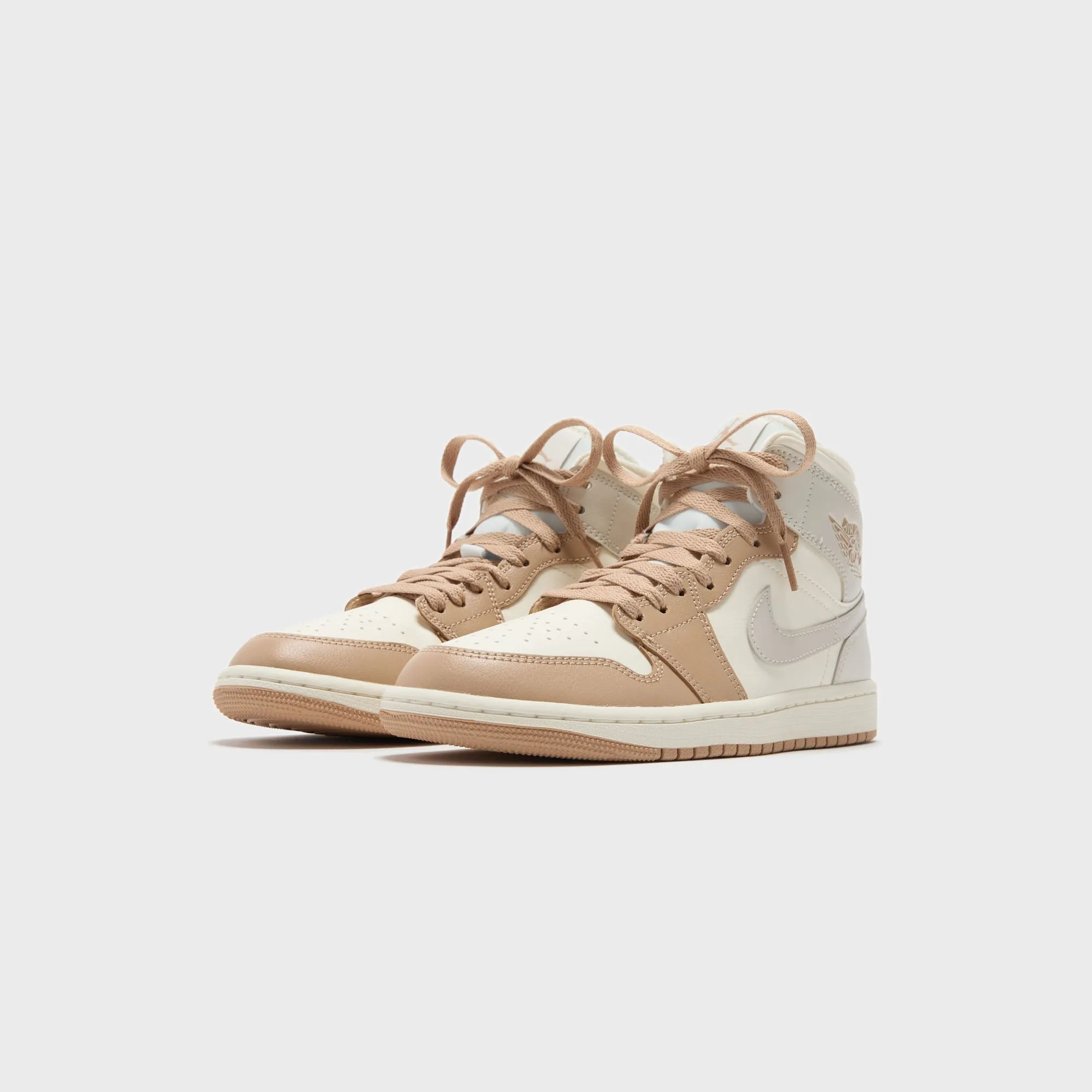 Have Fun Jordan Air Jordan 1 Mid - Pale Ivory / Light Orewood Brown / Hemp / Sail