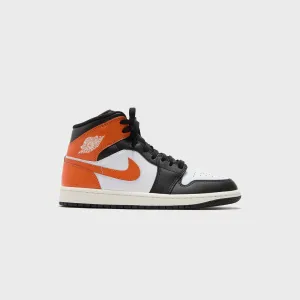 Jordan Air Jordan 1 Mid - Starfish / Black / White / Sail Lead with Style