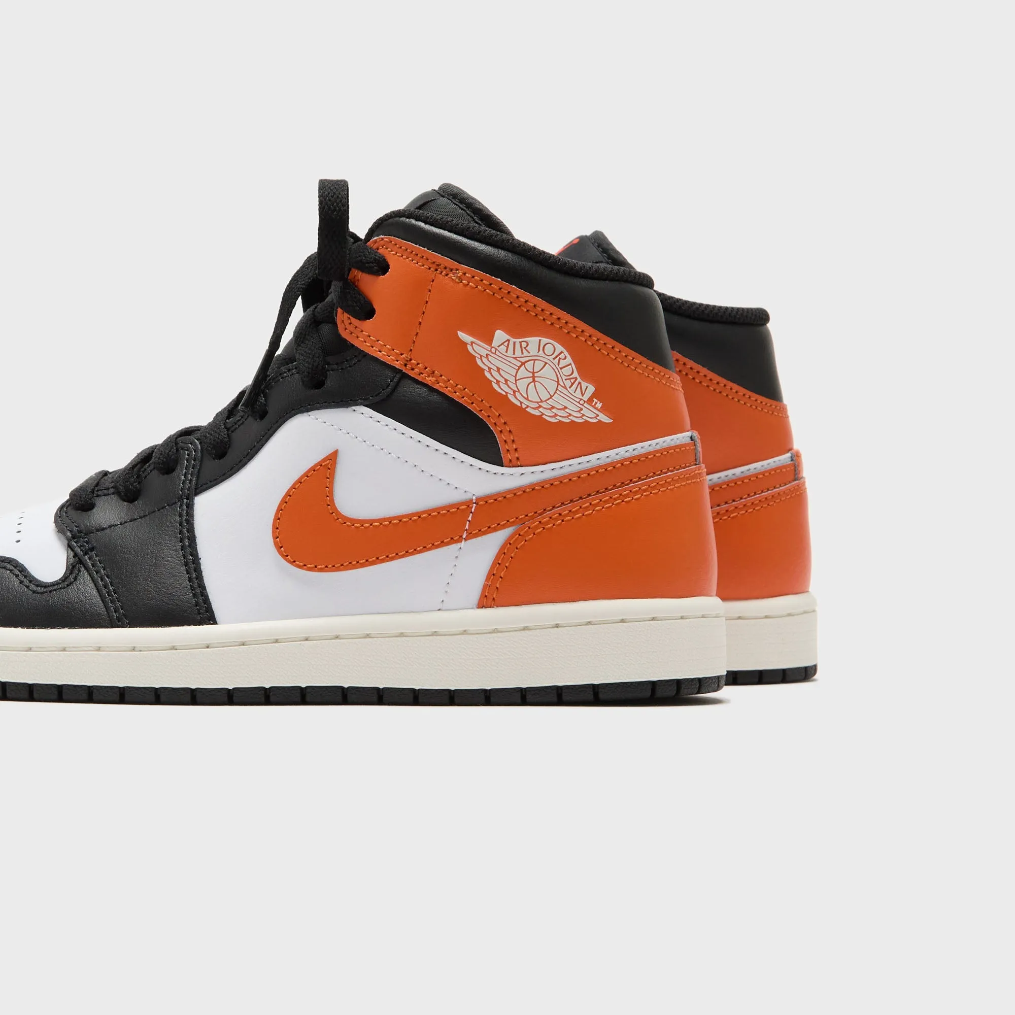 Jordan Air Jordan 1 Mid - Starfish / Black / White / Sail Black Friday Deal Economical