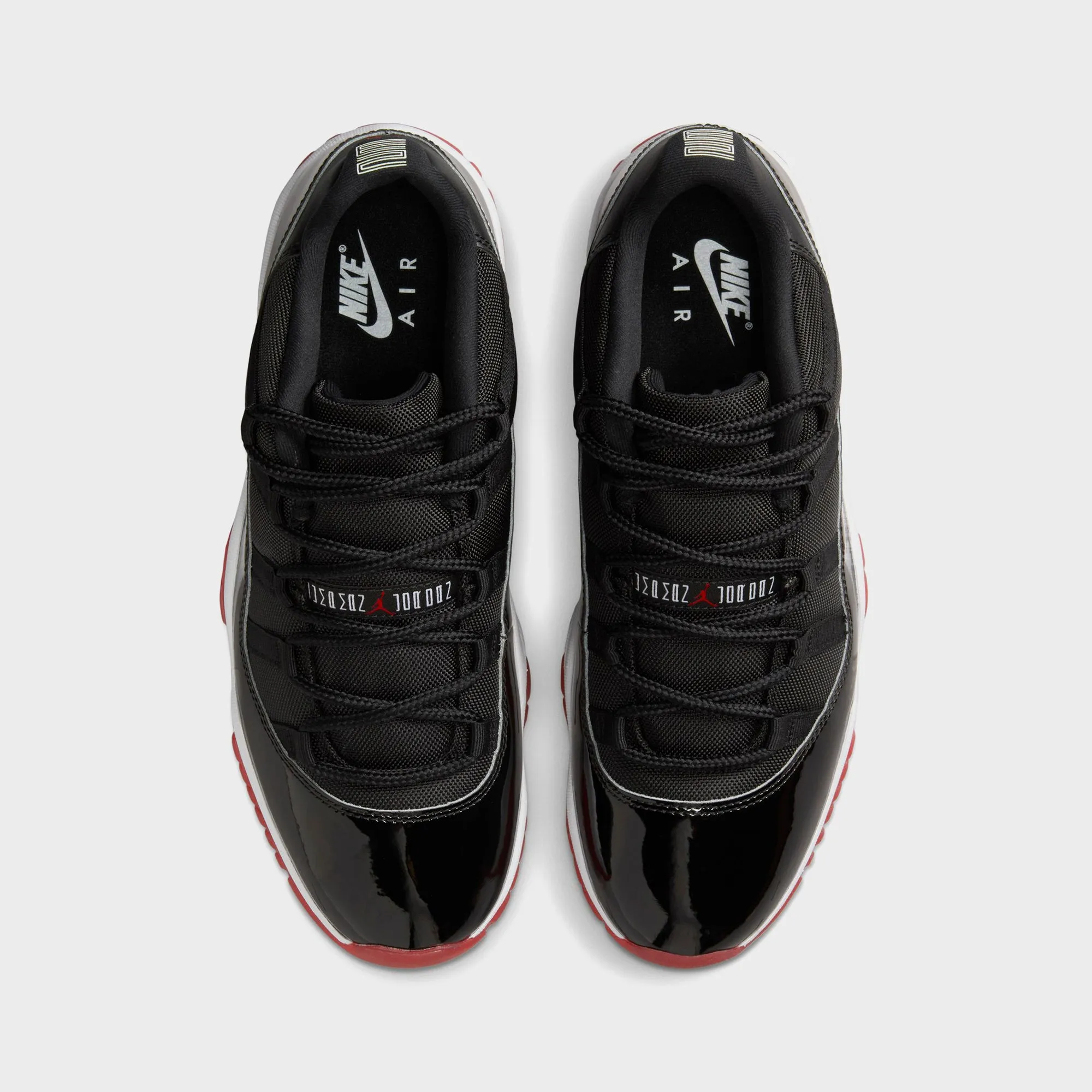 Soft Texture Specification Jordan Air Jordan 11 Low - White / Varsity Red / Black