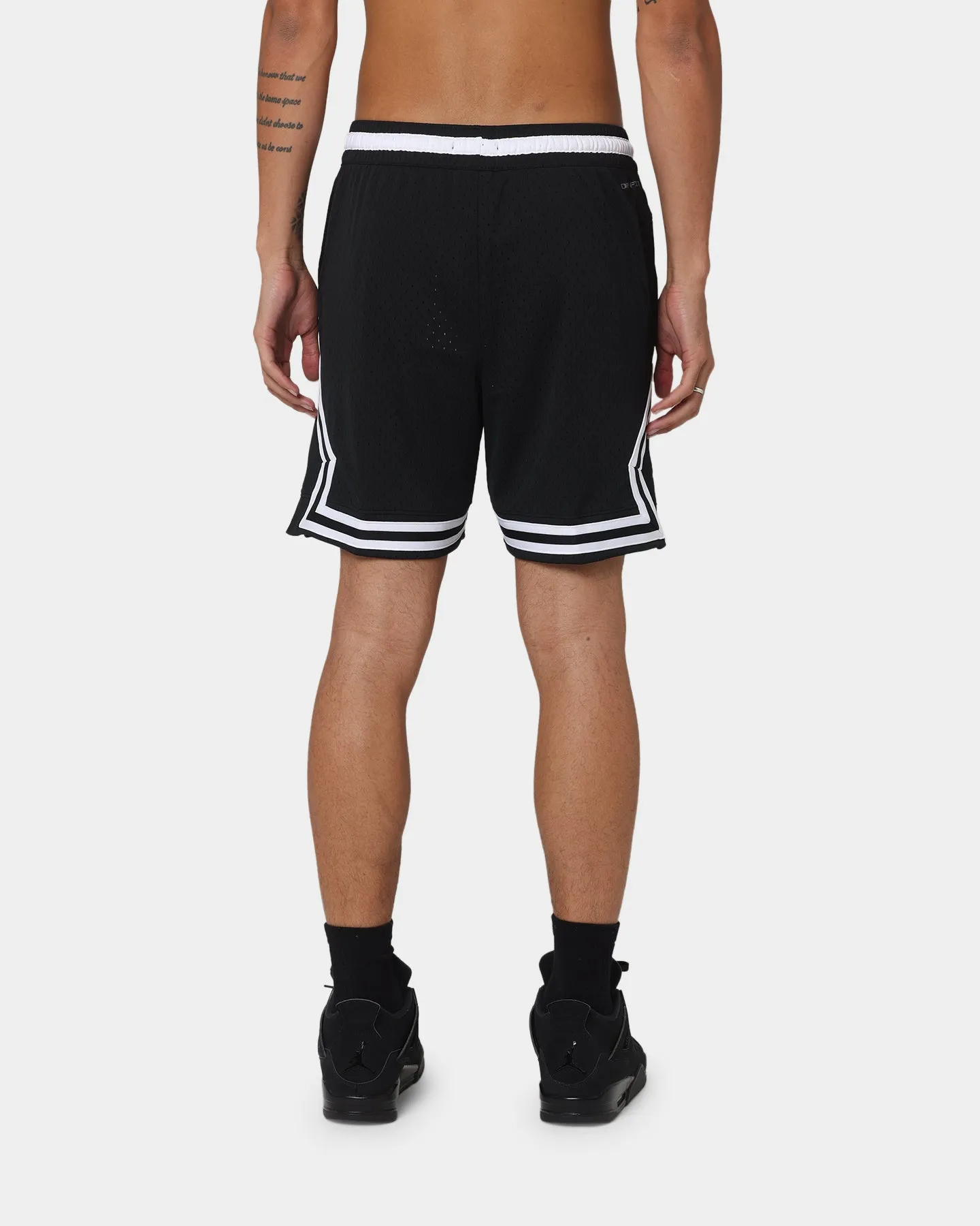 Short de sport Jordan Dri-FIT Diamond Noir/Blanc