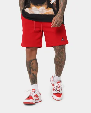Jordan Essential Shorts en polaire Blanc/Rouge sport