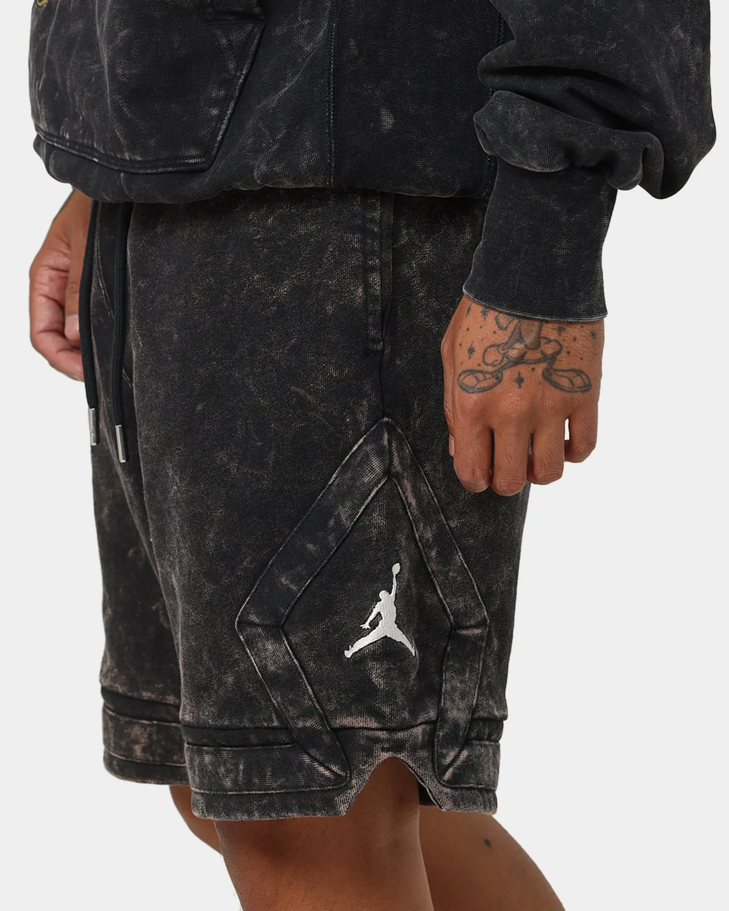 Jordan Essential Shorts en polaire lavée Noir/Voile
