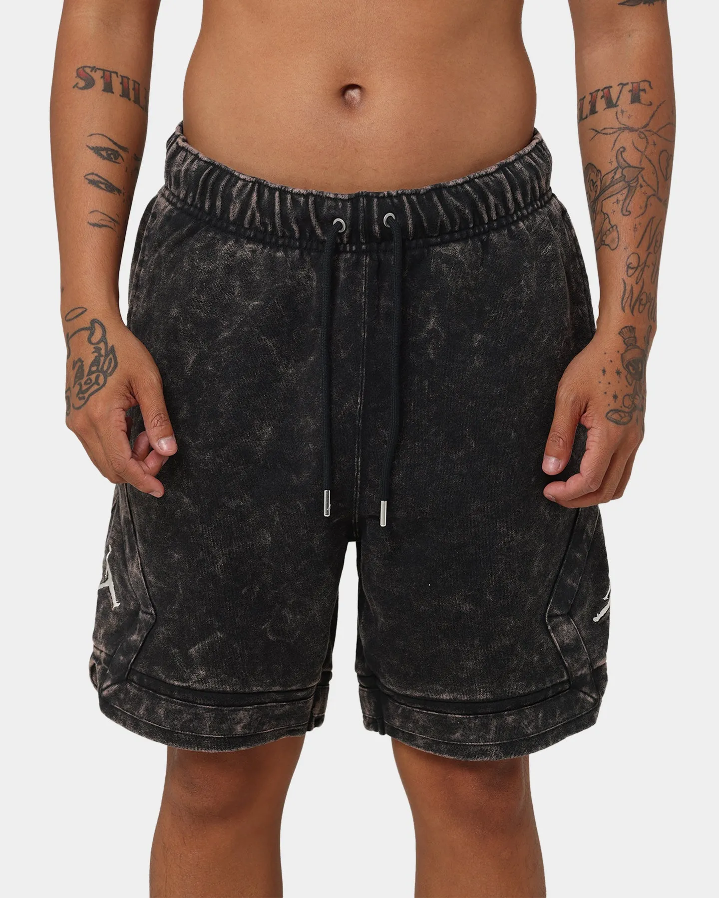 Jordan Essential Shorts en polaire lavée Noir/Voile