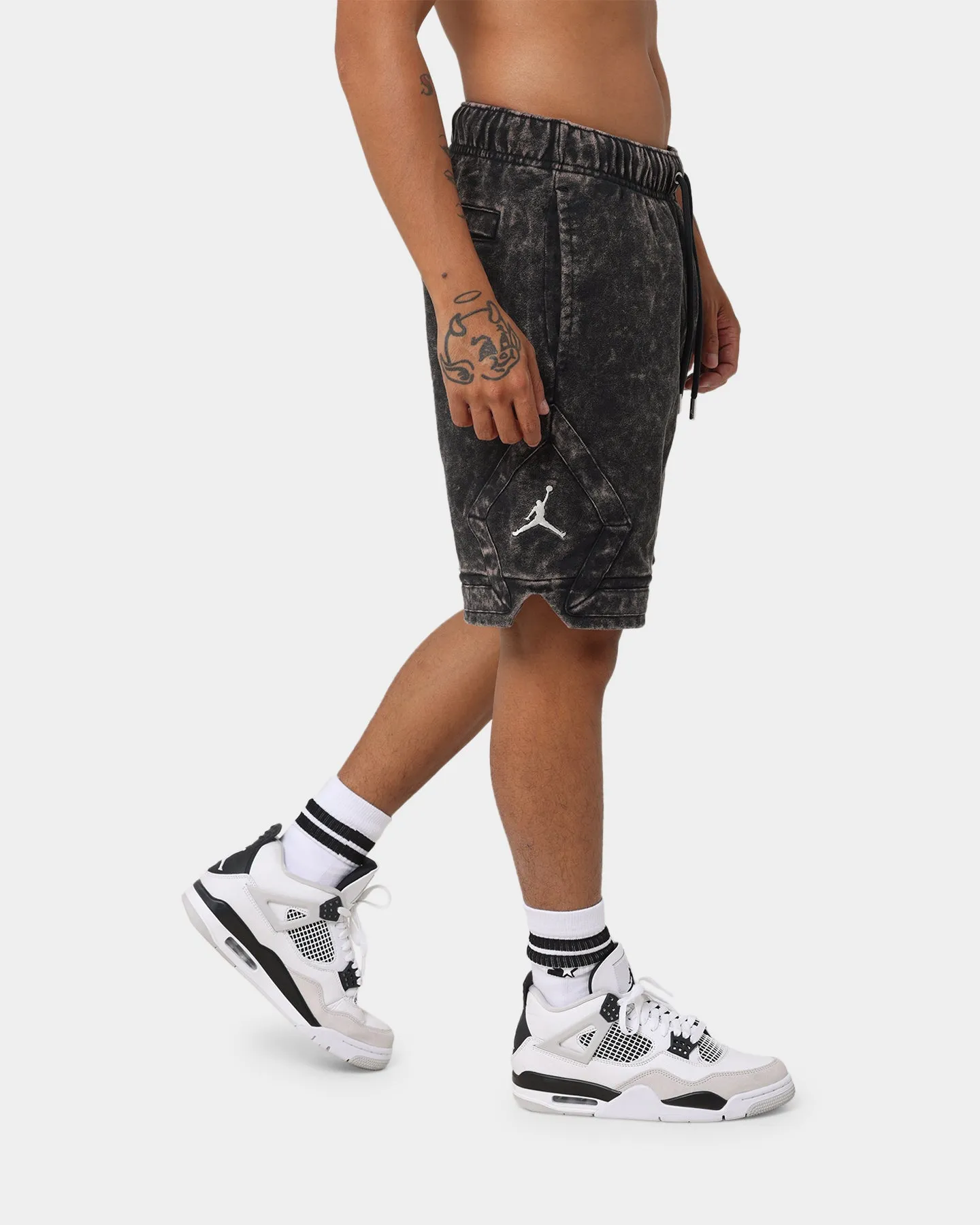 Jordan Essential Shorts en polaire lavée Noir/Voile