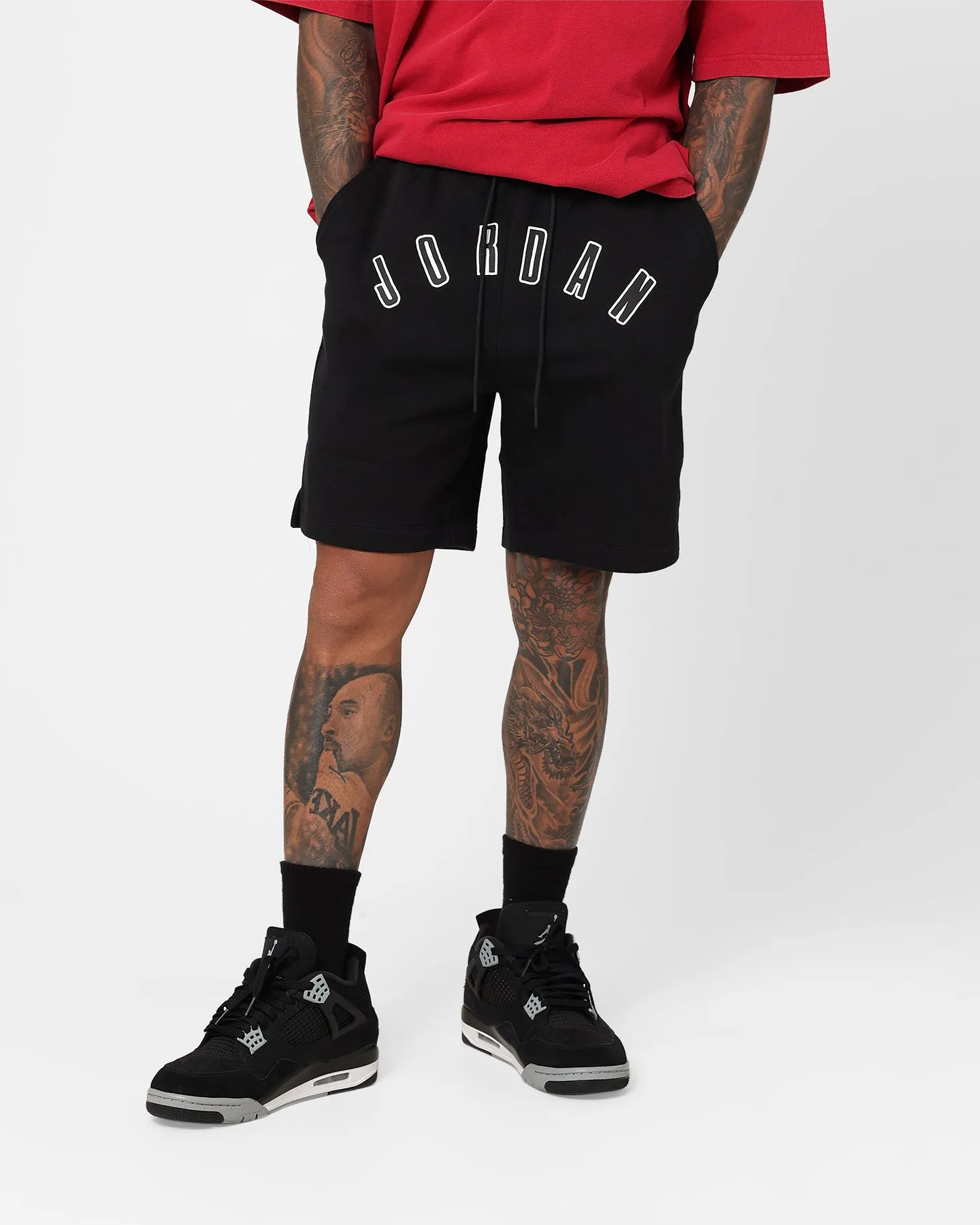 Short en molleton Jordan Flight MVP Noir/Voile