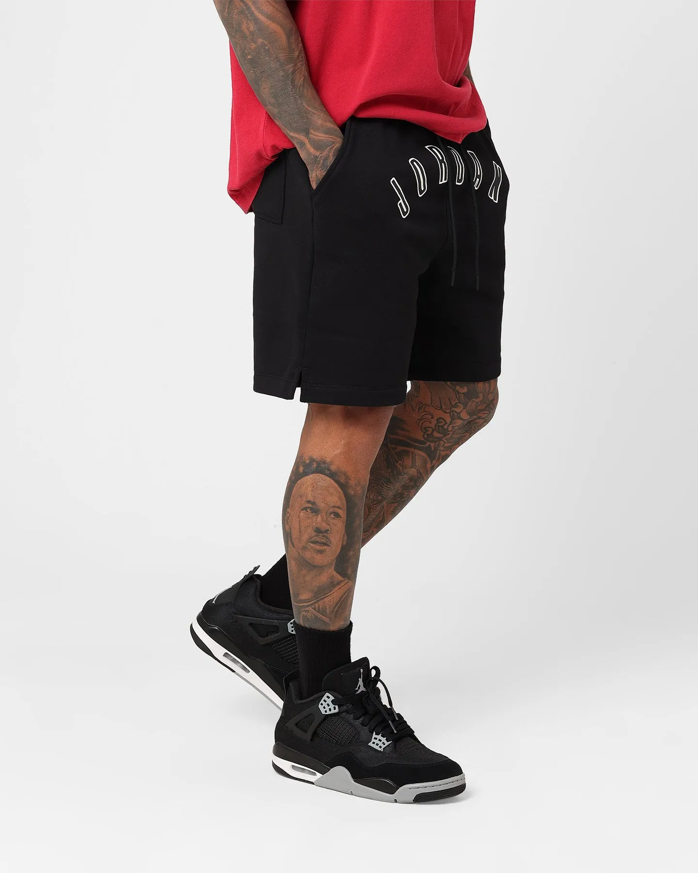 Short en molleton Jordan Flight MVP Noir/Voile