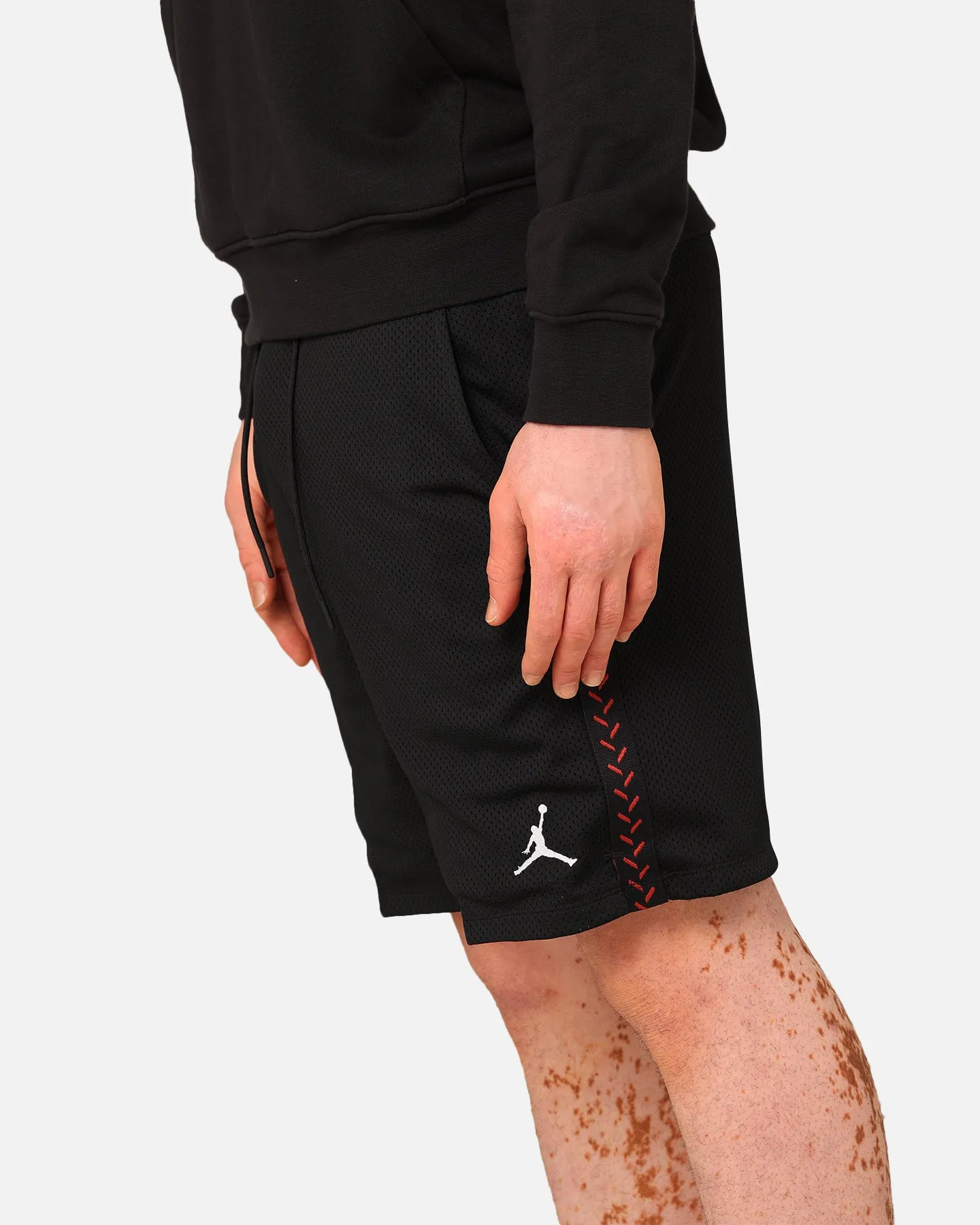 Short en mesh Jordan Flight MVP Noir/Rouge Dune