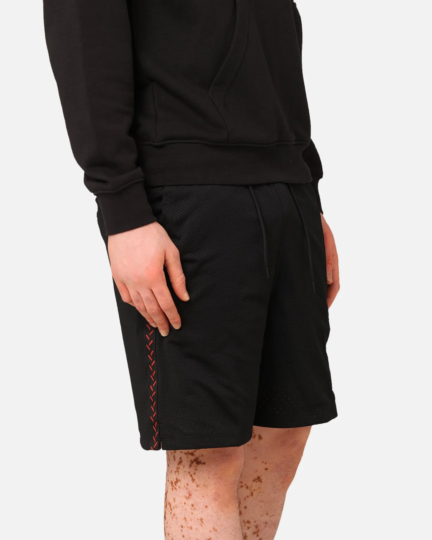 Short en mesh Jordan Flight MVP Noir/Rouge Dune