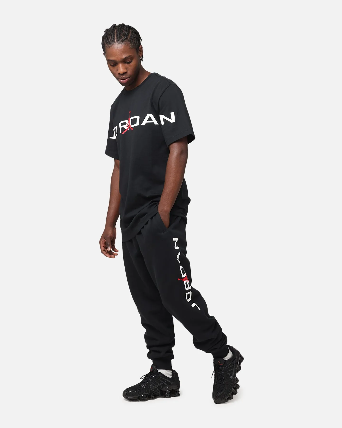 Pantalon en polaire extensible Jordan Jumpman Essentials Air Noir