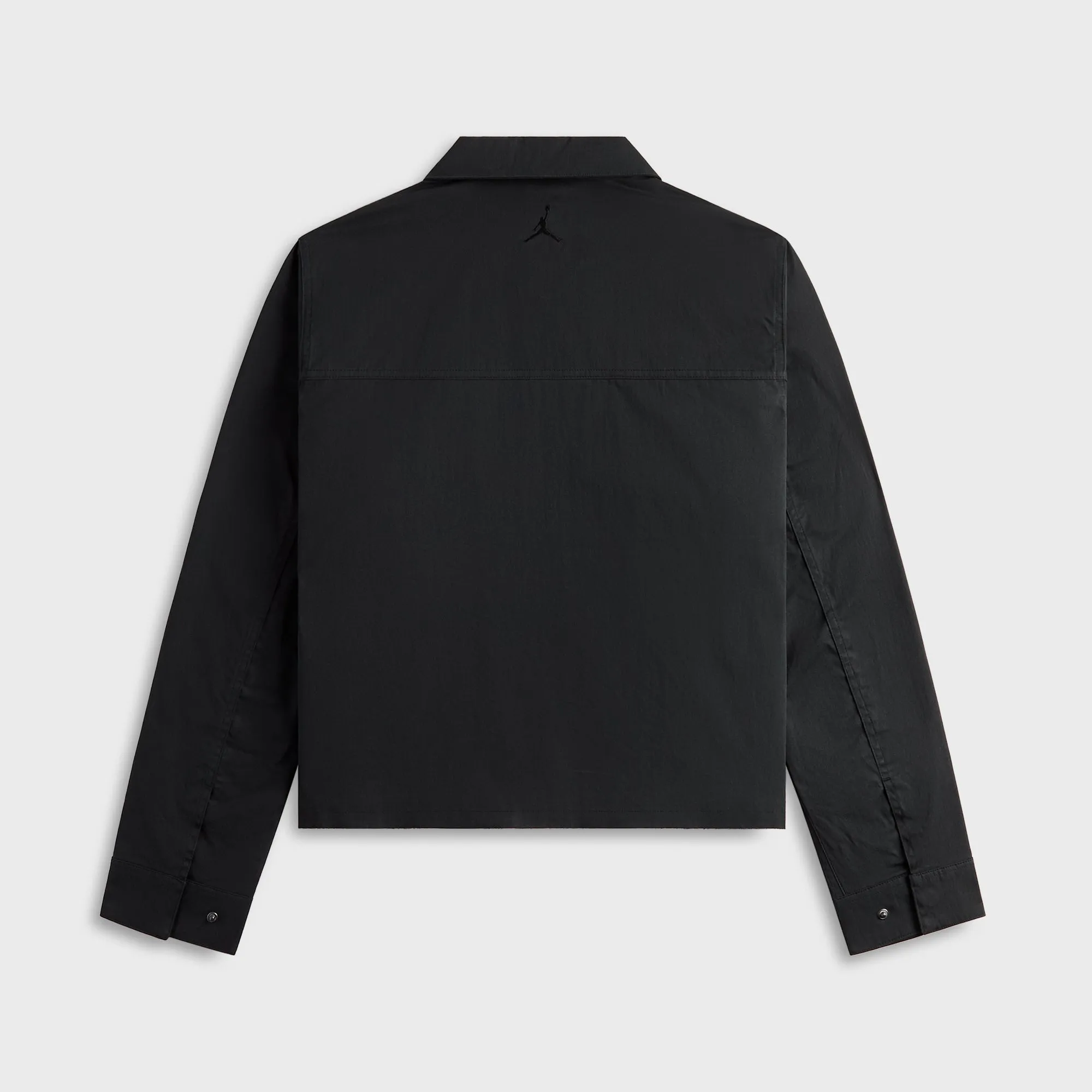 Jordan X Nigel Sylvester Bike Air Trucker Jacket - Black Moisture-Wicking Technology Ermine Neck