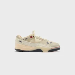 Easy To Clean Material Decorative Heels Jordan X Tla Wmns Flight Court Sp - Coconut Milk