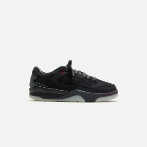 Breathable And Mesh And Leather Combination Slip - Resistant Straps Slippers Jordan X Who Decides War Wmns Flight Court Sp - Black / Varsity Red / Off Noir / Muslin