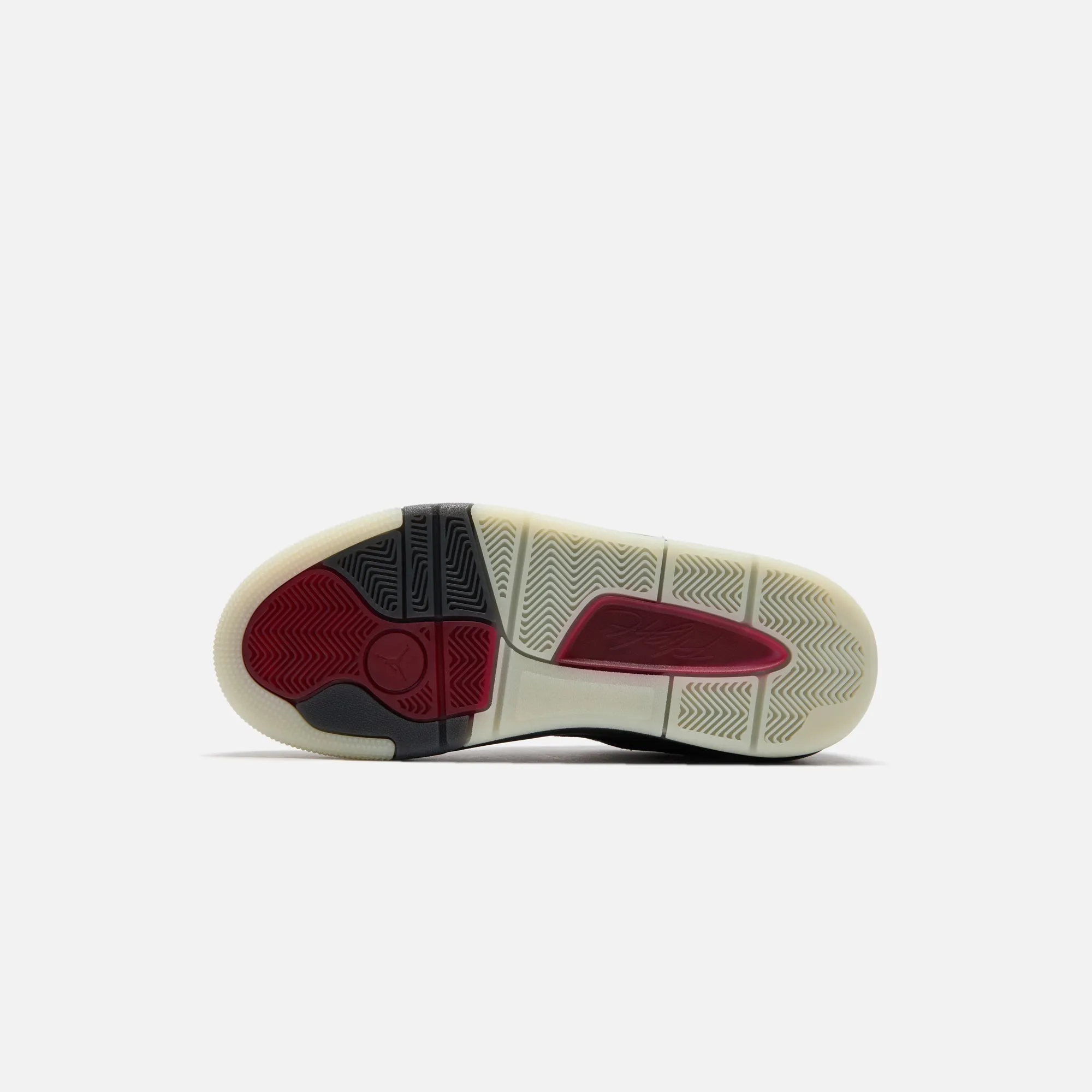 Straight Shape Flexible Structural Design Element Jordan X Who Decides War Wmns Flight Court Sp - Black / Varsity Red / Off Noir / Muslin