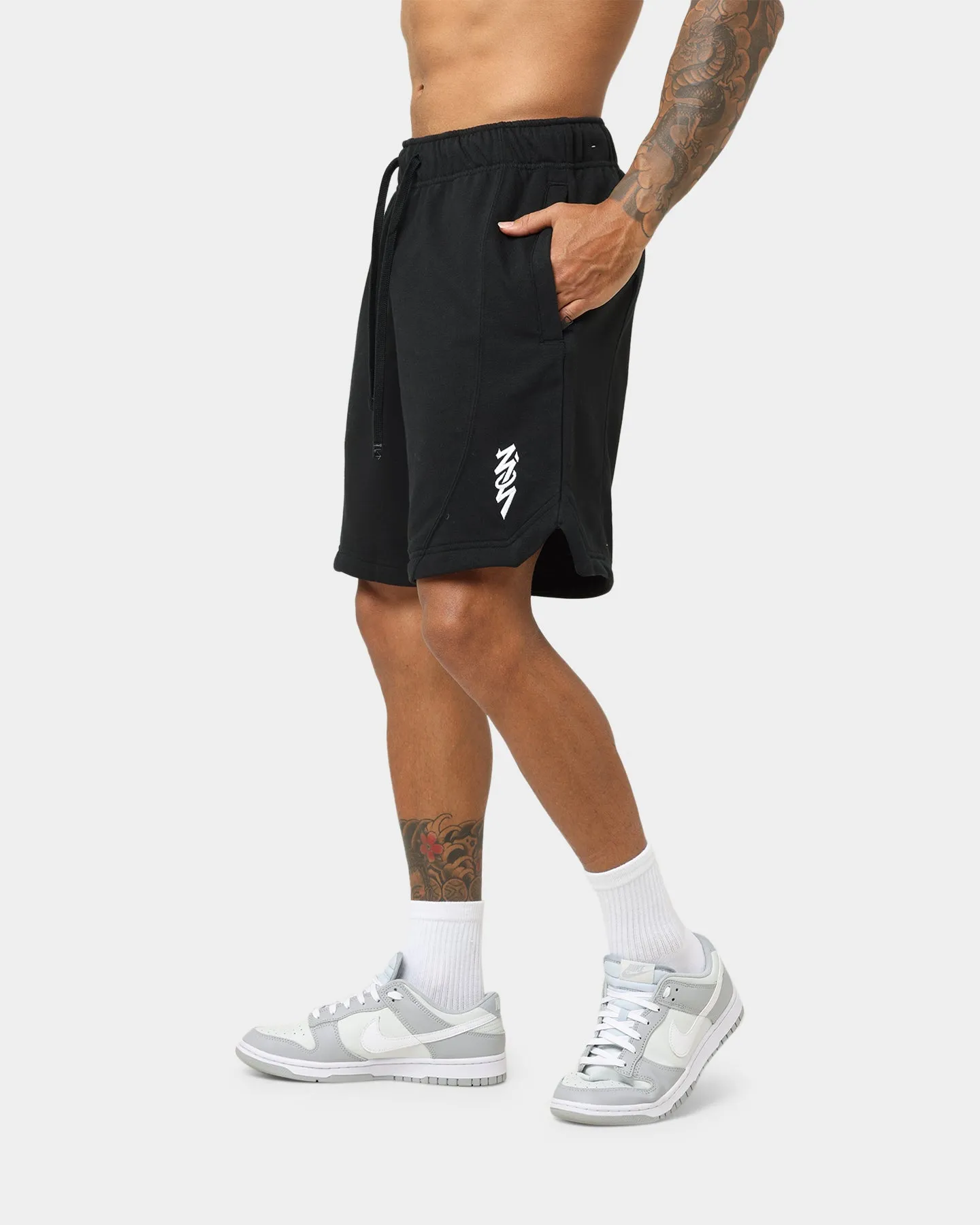 Short en polaire Jordan Zion Noir
