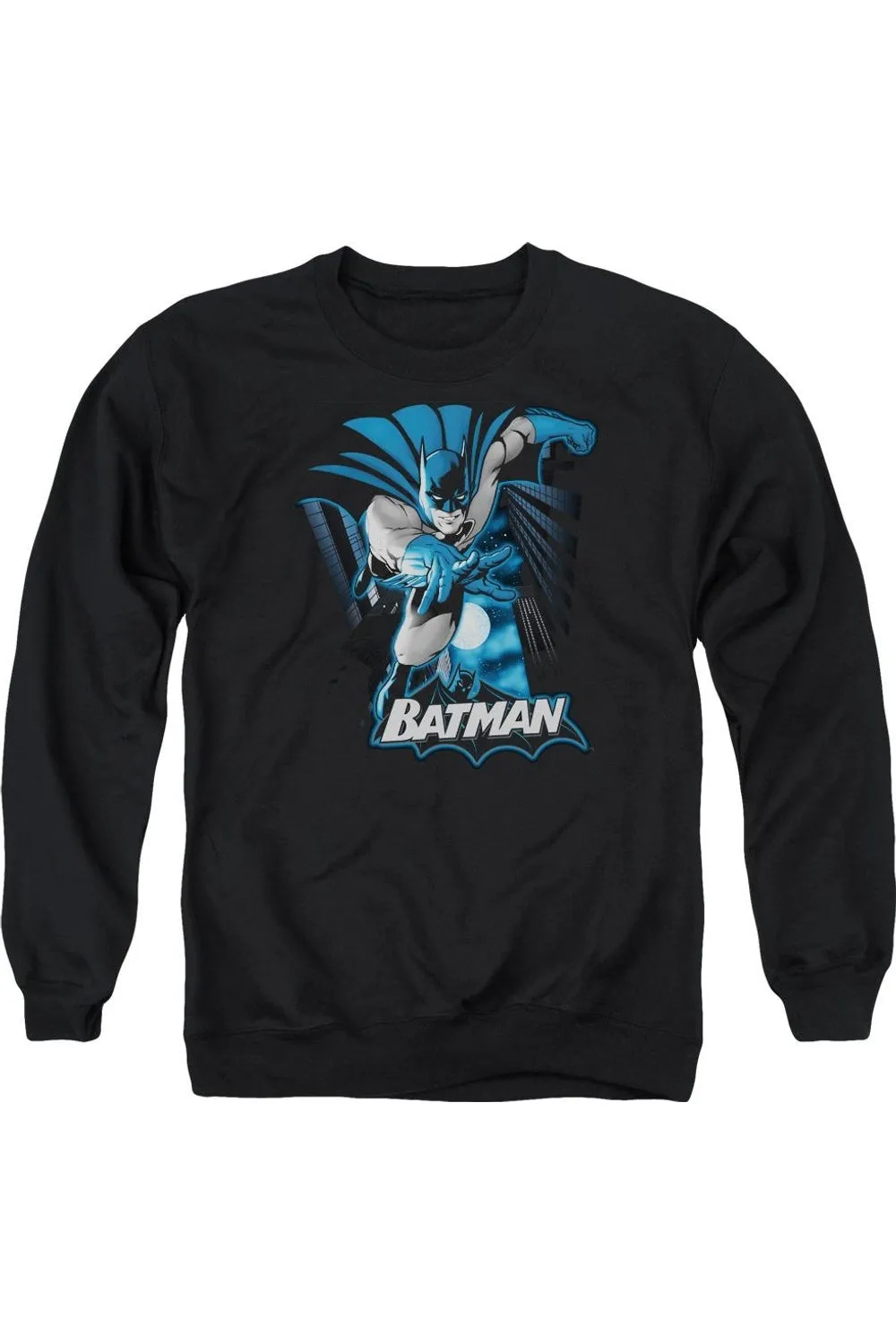 Sweat-shirt Adulte Justice League of America Batman Bleu & Gris