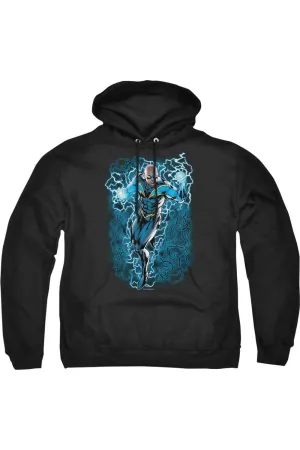 Pull-over à capuche Justice League of America Black Lightning Bolts pour adulte