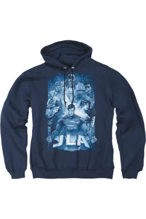 Pull à capuche adulte Justice League of America Burst