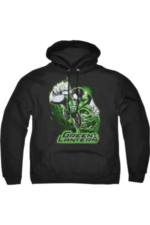 Justice League of America Green Lantern Vert & Gris Pull-over à Capuche Adulte / Sweat à Capuche