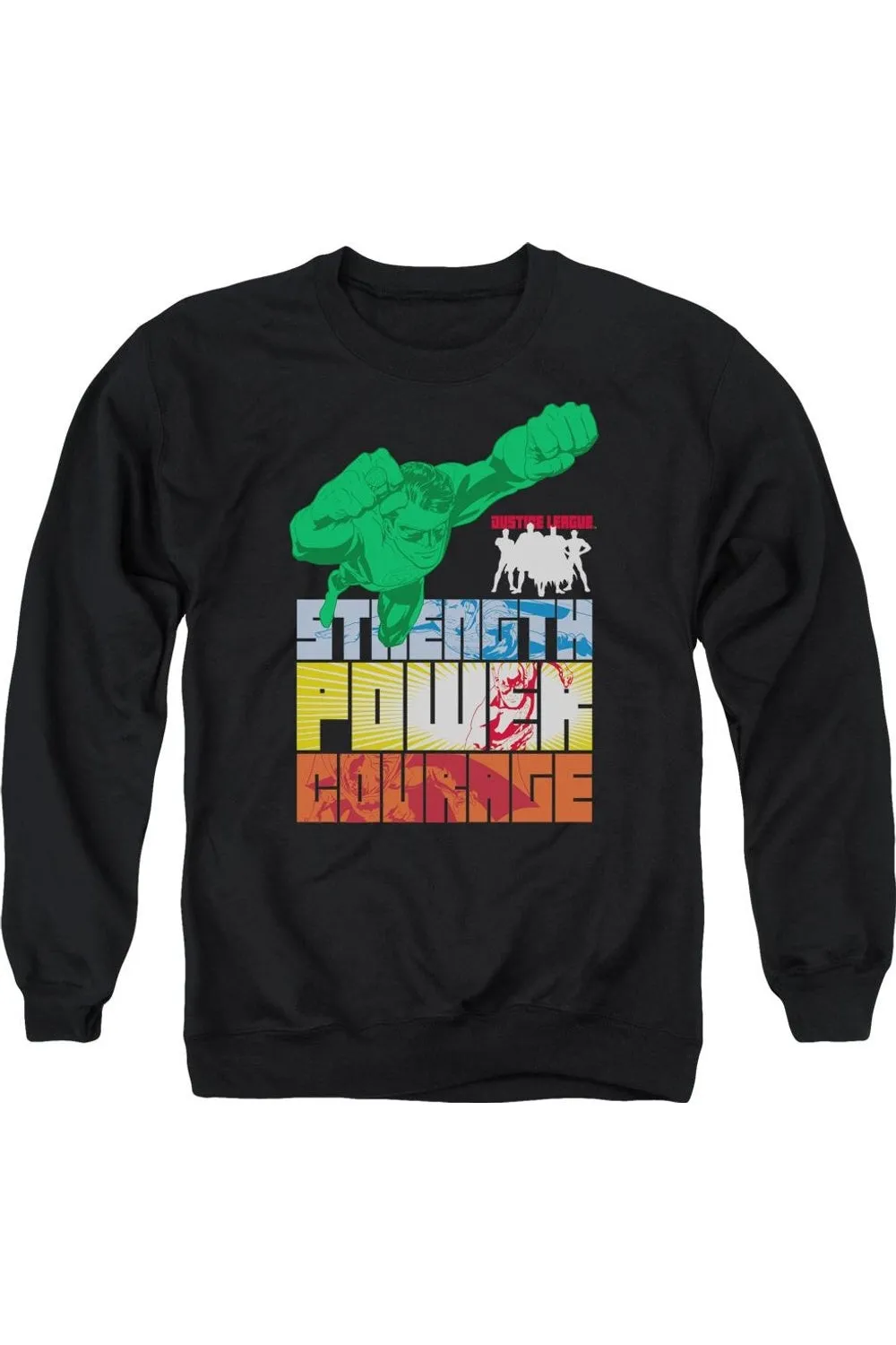 Pull à capuche pour adulte aux qualités héroïques de la Justice League of America