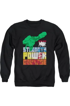 Pull à capuche pour adulte aux qualités héroïques de la Justice League of America