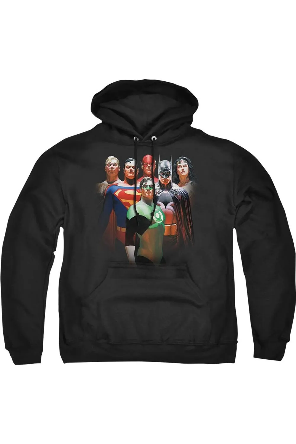 Pull-over à capuche adulte Justice League of America - Appel nominal