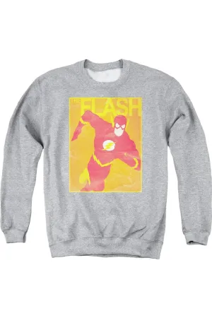 Sweat-shirt à capuche adulte simple avec poster de Flash de la Justice League of America